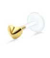 Arrow Heart Labrets Push-in LA-239